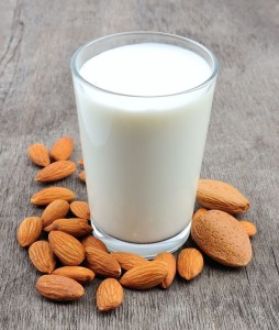 vegan almond milk magnesium omega fiber protein