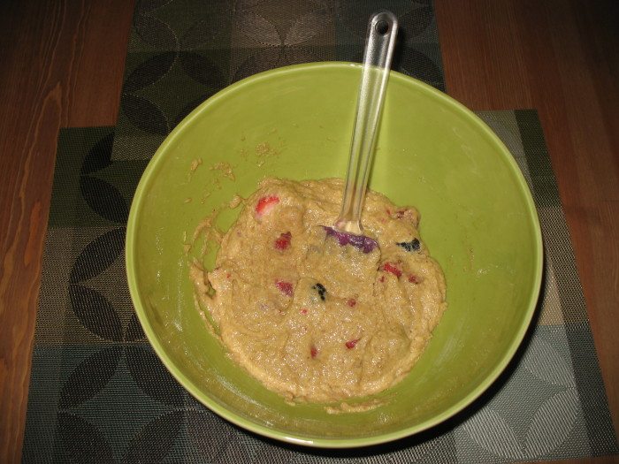 vegan berry cornmeal crumble