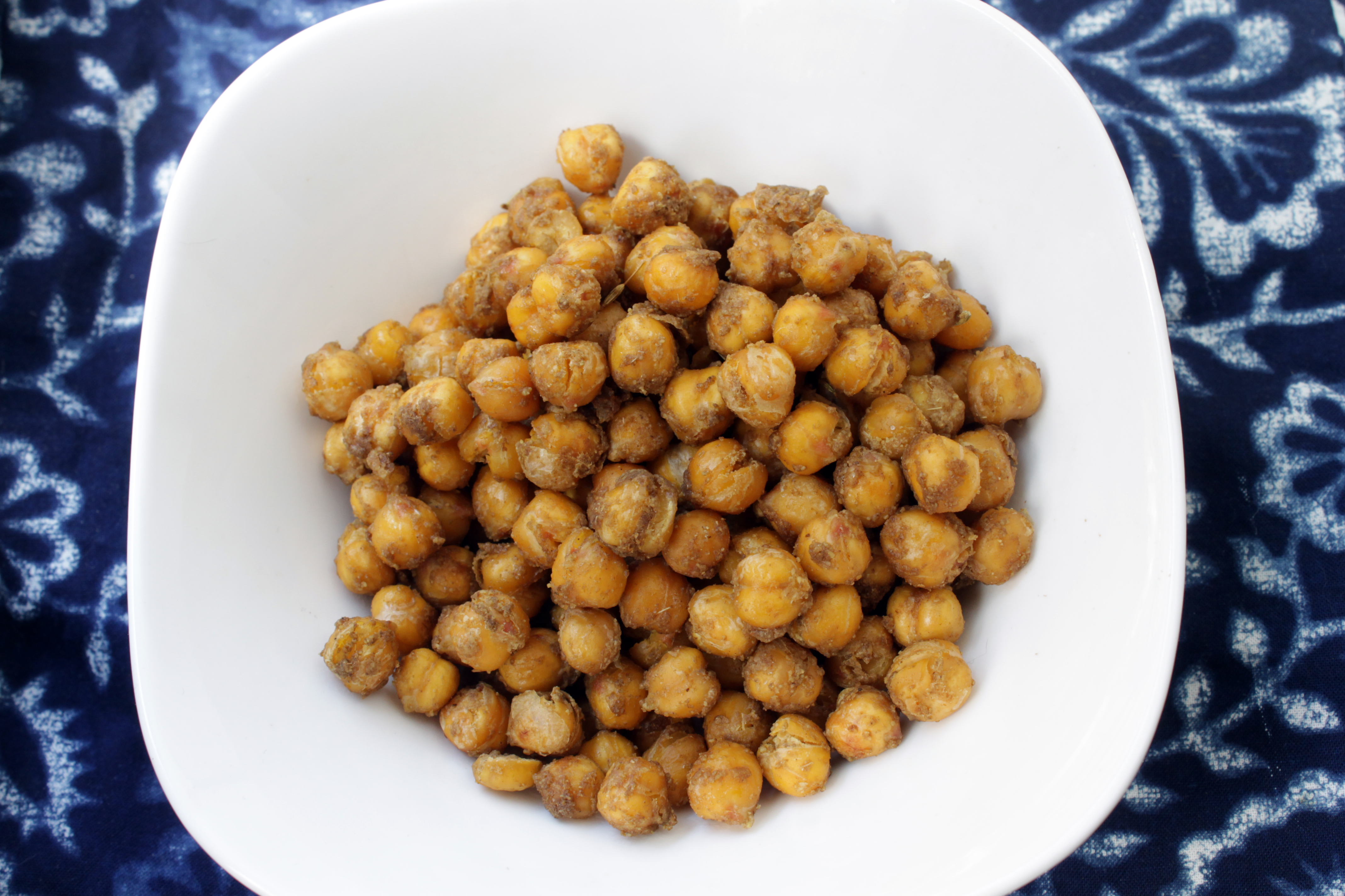 Indian spiced roasted chickpeas
