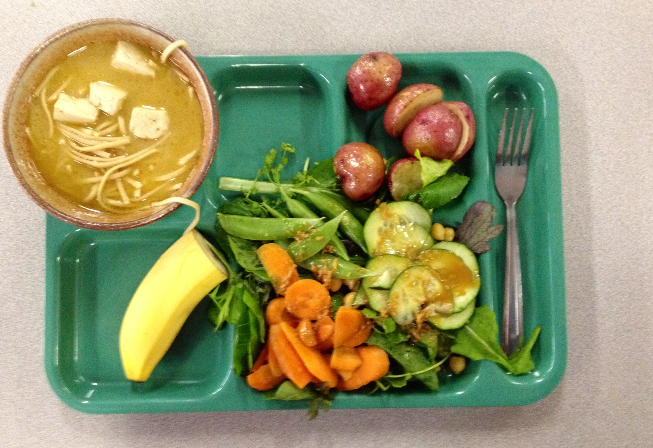 Education Public Charter School Serves Vegan Lunch