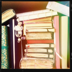 My shelf of journals.