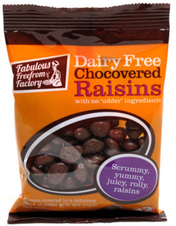 fabulous freedom factory chocolate covered raisin