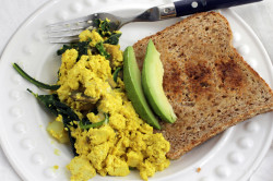 vegan breakfast tofu scramble