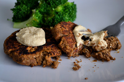 vegan lentil sausage patties