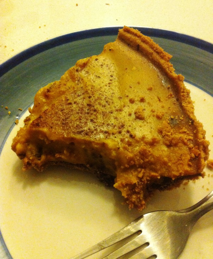 vegan thanksgiving - heavenly vegan chocolate pumpkin pie recipe