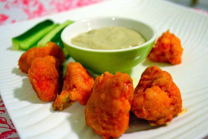 Vegan buffalo wings - Peaceful Dumpling