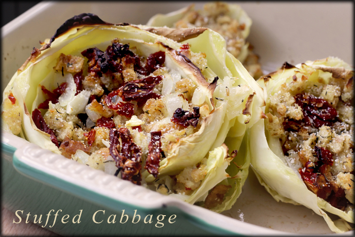 vegan Stuffed baked Cabbage recipe