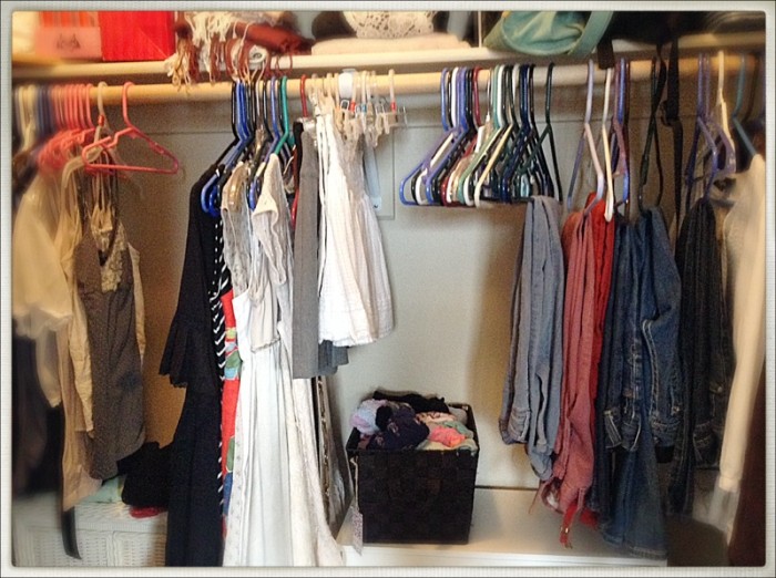 Organized Closet, Eco Clothing