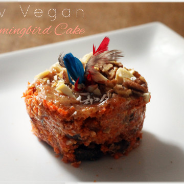 Raw Vegan Hummingbird Cake