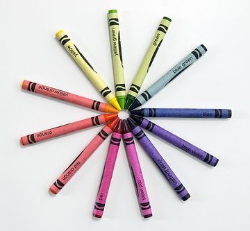 Color Wheel, Crayons