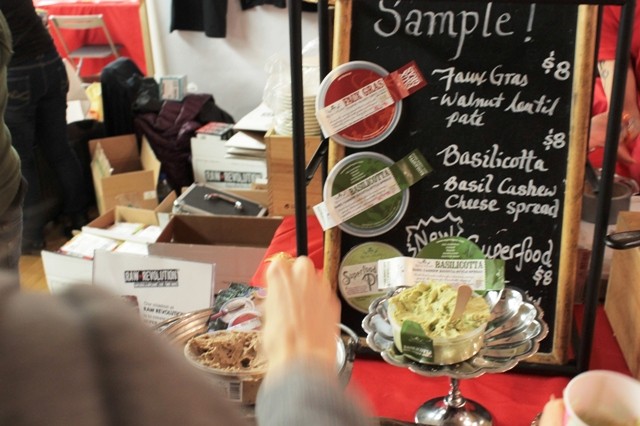 nyc veggie food fest 2014 - vegan pesto