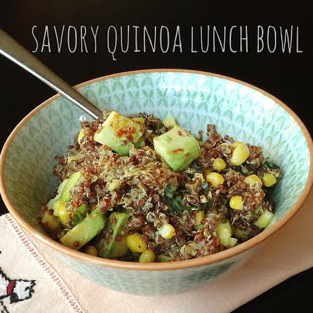 quinoa, lunch, recipe, vegan