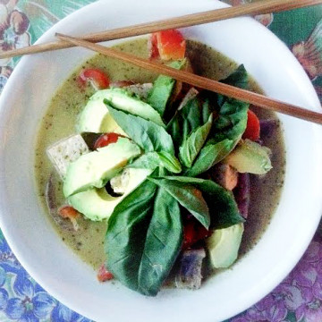 Vegan Thai Green Curry from scratch