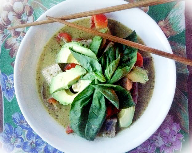 Vegan Thai Green Curry from scratch