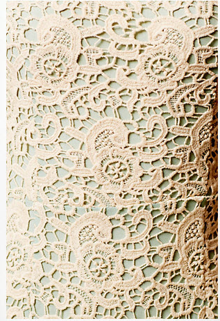 Lace wedding dress - detail