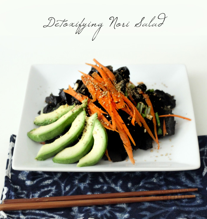 Detoxifying Nori Salad - Peaceful Dumpling
