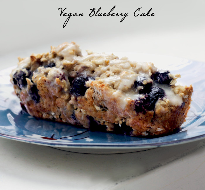 Vegan Blueberry Cake - Peaceful Dumpling