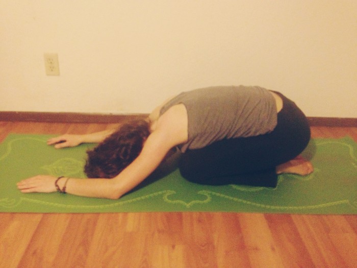Best yoga poses to reduce anxiety - child's pose