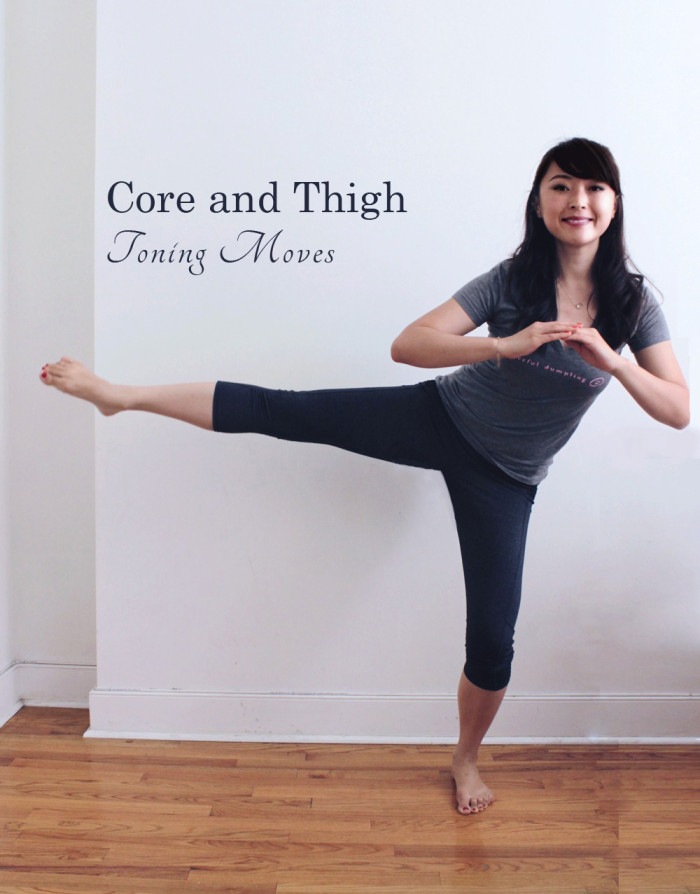 4 Toning Core and Thigh Moves 