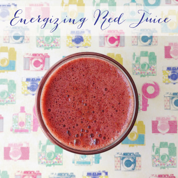 Healthy Snack: Energizing Red Juice