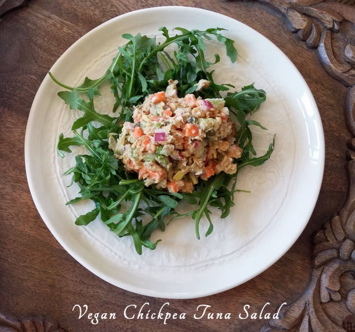 Vegan Chickpea Tuna Salad - Peaceful dumpling