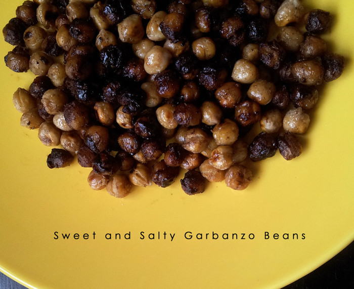 Healthy Snacks: Sweet and Salty Garbanzo Beans