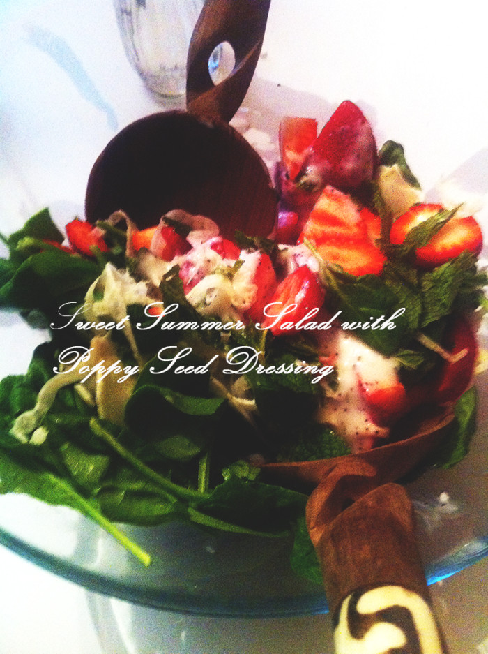 Sweet Summer Salad with Poppy seed Dressing