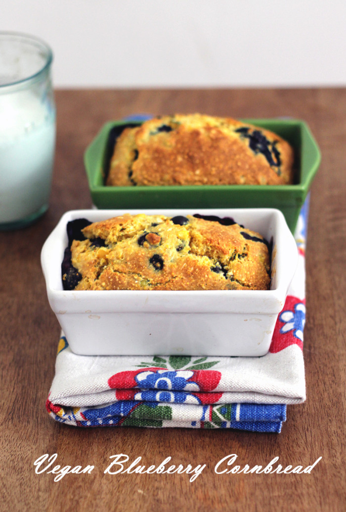 Healthy Treats: Vegan Blueberry Cornbread