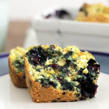 Healthy Treats: Vegan Blueberry Cornbread