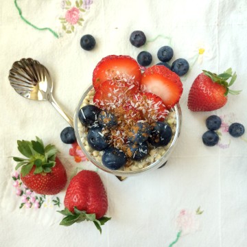 Raw Buckwheat Parfait with Maca Chia Pudding