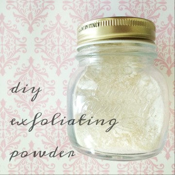 Natural Beauty: DIY Exfoliating Powder
