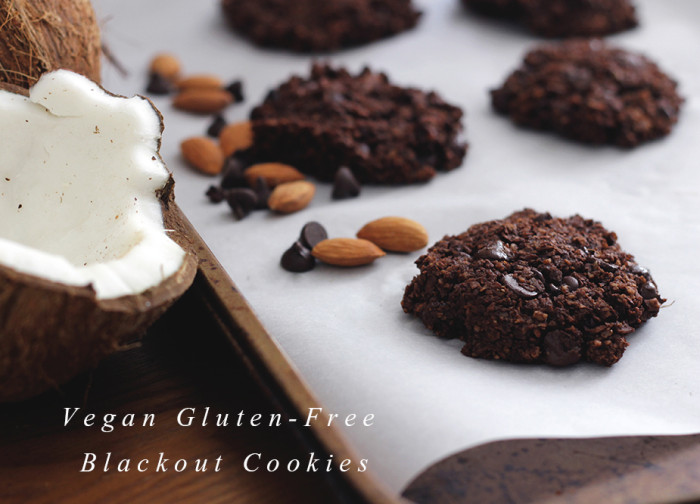 Vegan and Gluten Free Blackout Cookies