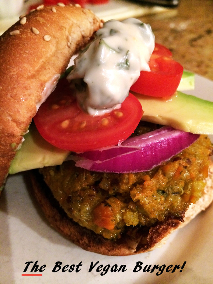 The Best Vegan Veggie Burger Recipe | Peaceful Dumpling