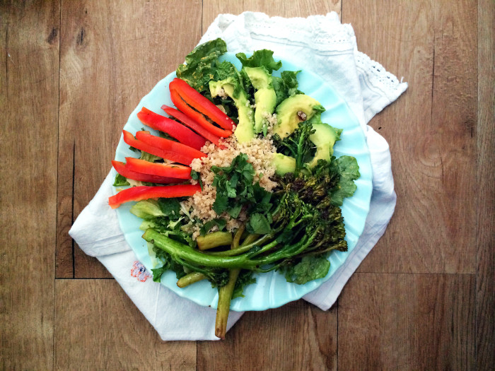 Healthy Dinner: Nourishing Quinoa and Broccolini Salad | Peaceful Dumpling