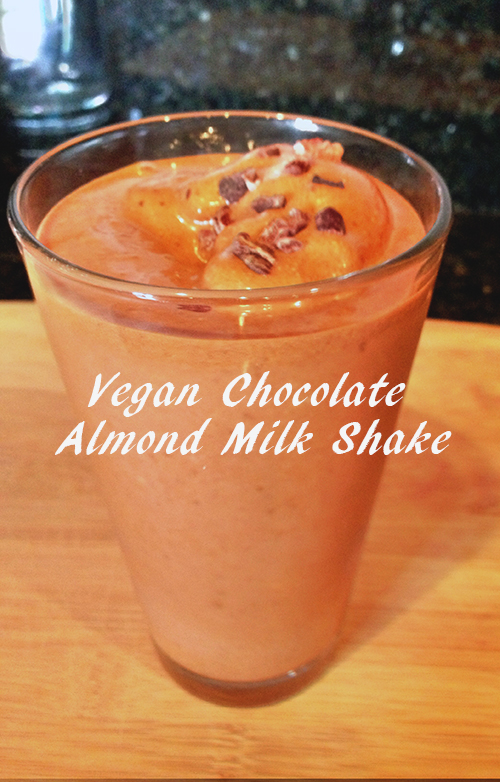 Healthy Desserts: Vegan Chocolate Almond Milk Shake