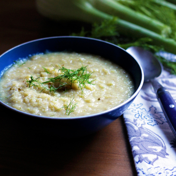 Roasted Fennel Soup | Peaceful Dumpling