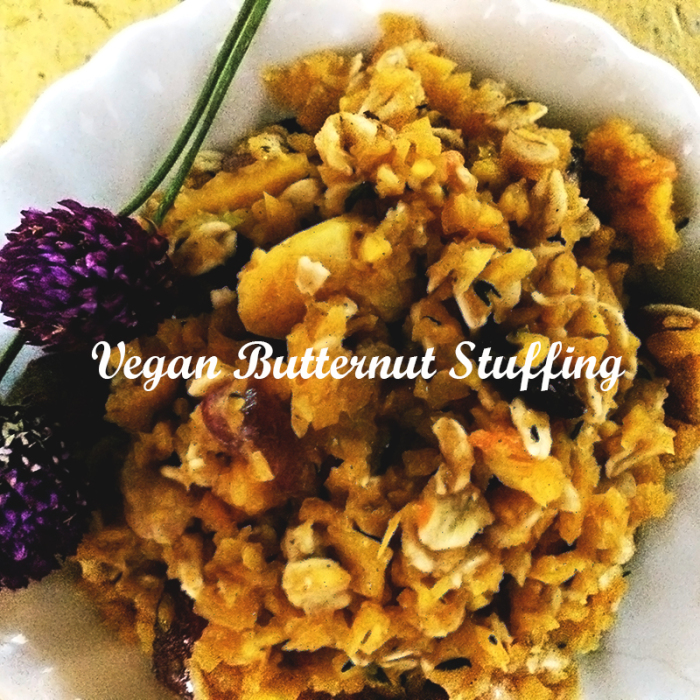 Vegan Thanksgiving Recipes: Butternut Stuffing