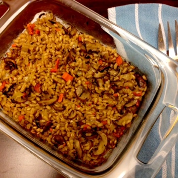 Thanksgiving Side Dish: Baked Barley with Mushrooms