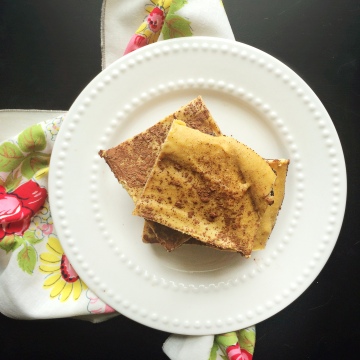 Raw Vegan Recipes: No-Bake Pumpkin Brownies | Peaceful Dumpling