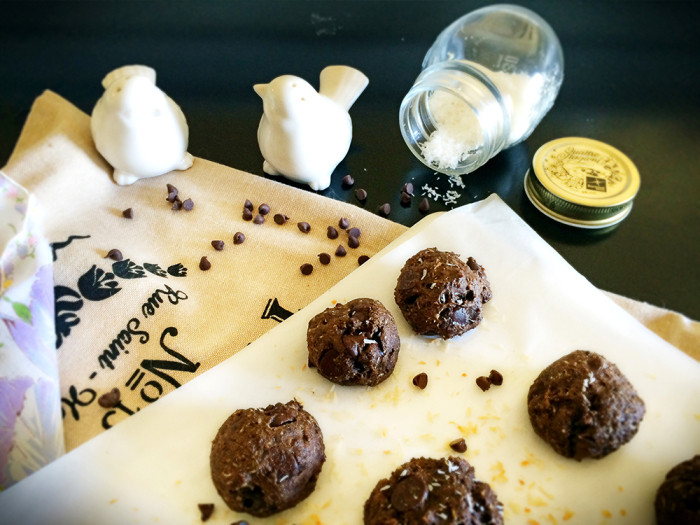 Vegan Cookie Recipes: Double Chocolate Coconut Cookies | Peaceful Dumpling