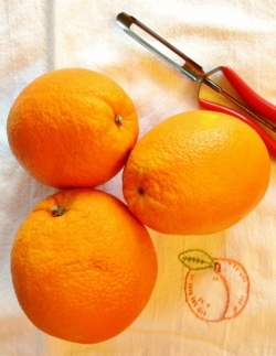 Candied Orange Peels