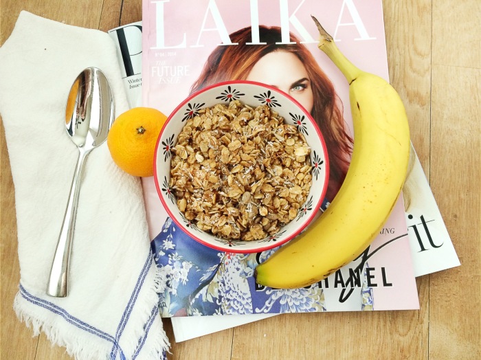 Vegan Breakfast Recipes: Banana Nut Granola