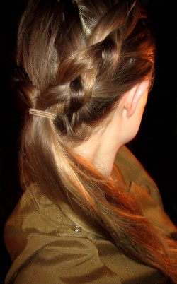 Dutch Braided Ponytail