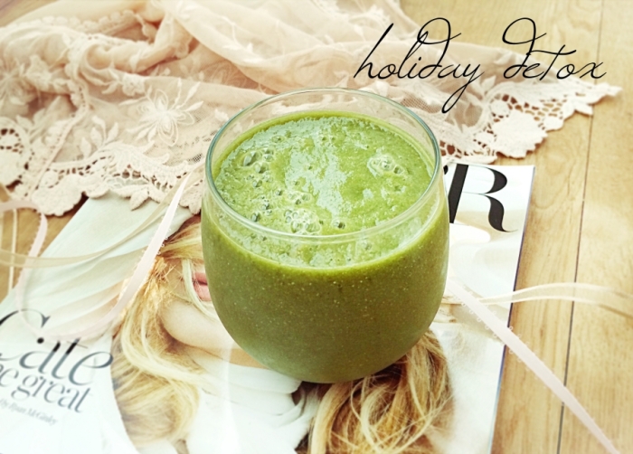 Holiday Detox Recipes: Lime, Kale, and Mint Smoothie