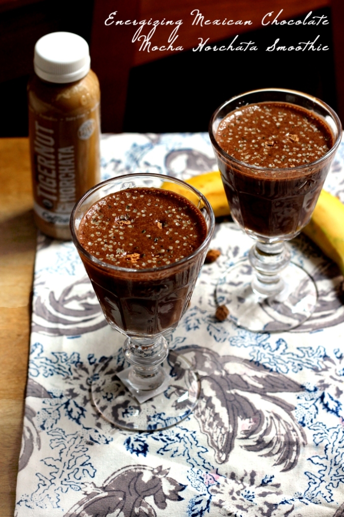 Vegan Smoothie Recipes: Energizing Mexican Mocha Horchata Smoothie