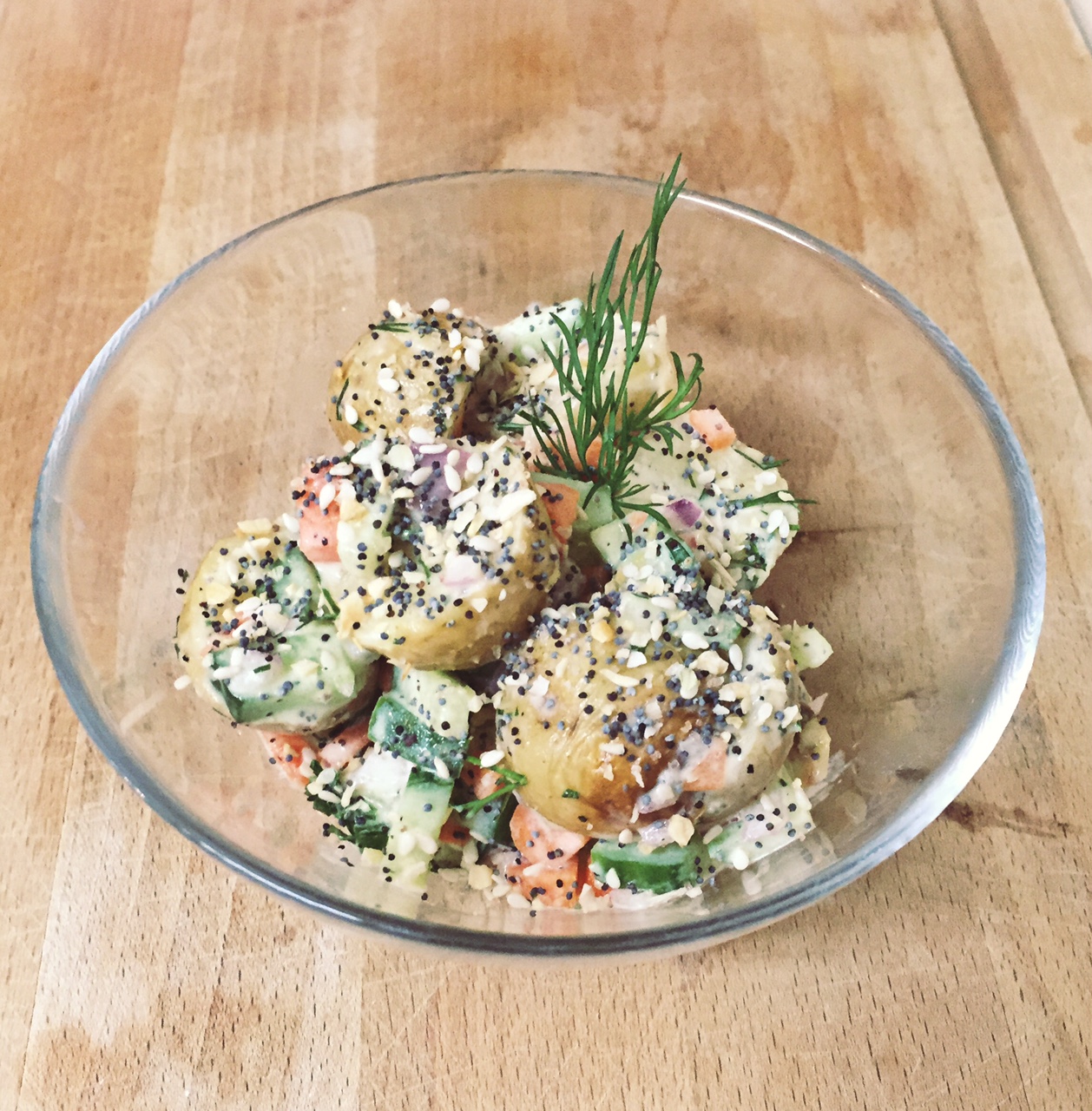 "Everything Bagel" Vegan Potato Salad