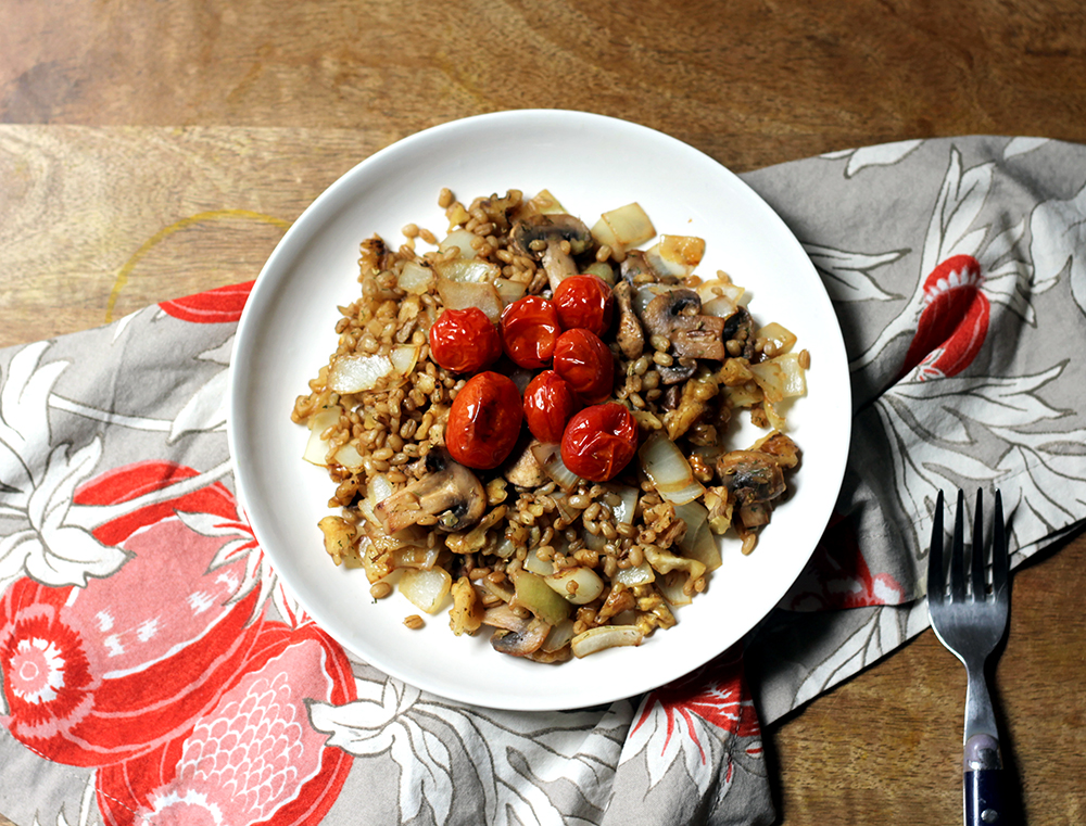 Vegan Brunch Recipes: Barley Breakfast Scramble