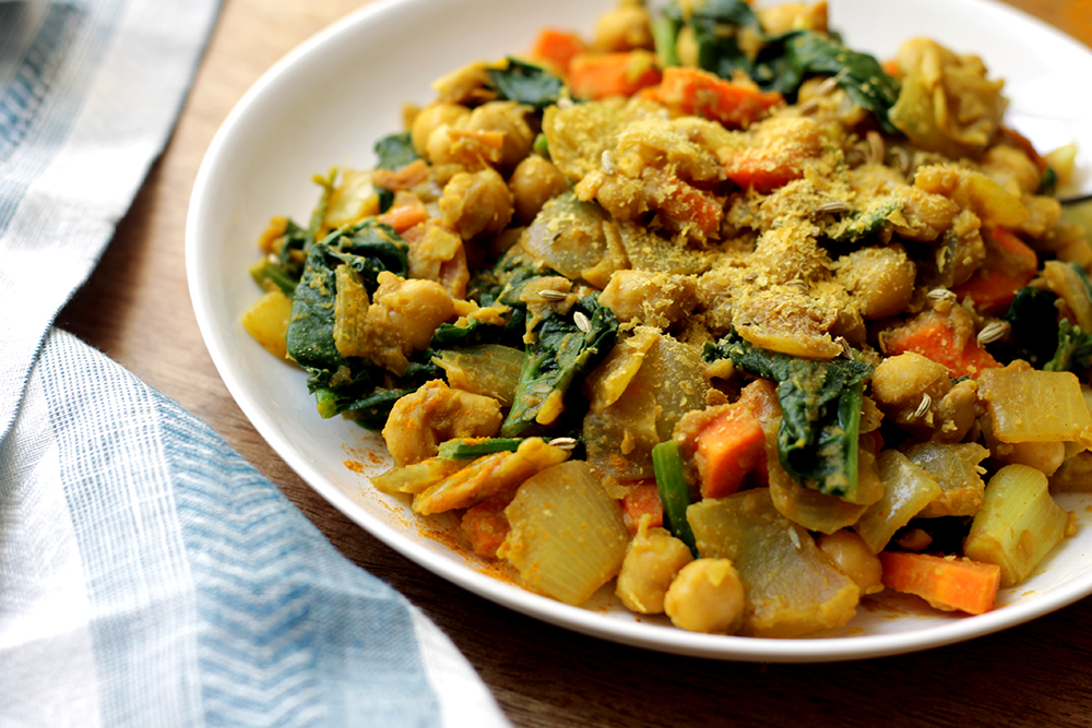 Chakra Recipes: Chickpea Curry for Solar Plexus