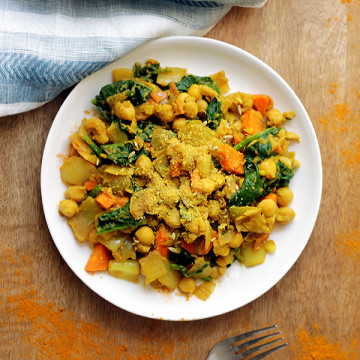 Chakra Recipes: Chickpea Curry for Solar Plexus