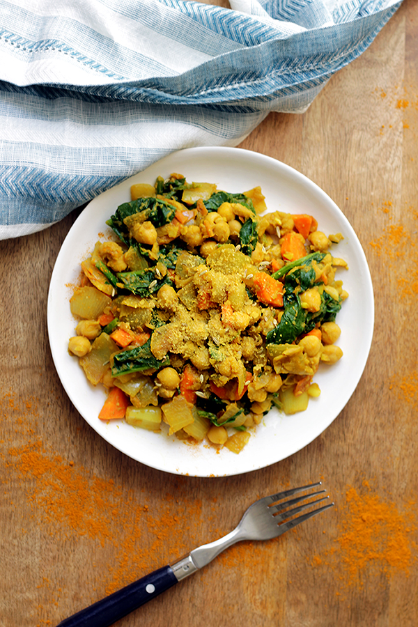 Chakra Recipes: Chickpea Curry for Solar Plexus